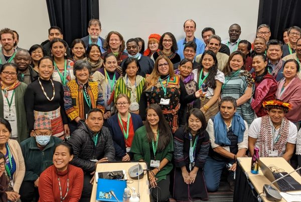 IIFB Indigenous caucus at COP15 in Montreal, Canada.