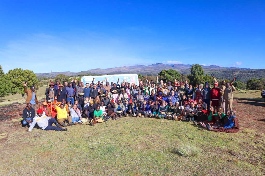 Group of transformative pathways project members in Kenya